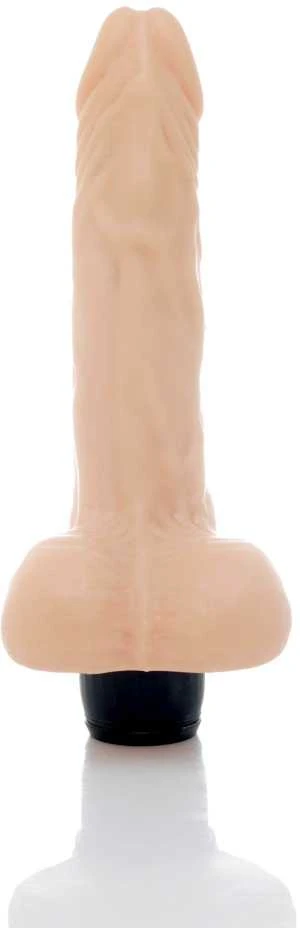 B Series Weather B serija Weather Dildo 12 sėklidžių pulsacijos vibracijos kiberskinas 20 cm