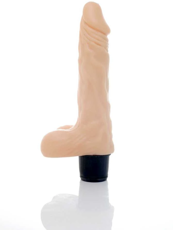 B Series Weather B serija Weather Dildo 12 sėklidžių pulsacijos vibracijos kiberskinas 20 cm