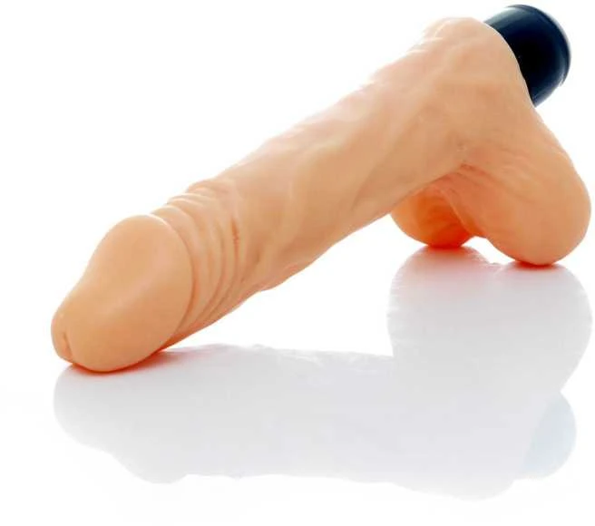 B Series Weather B serija Weather Dildo 12 sėklidžių pulsacijos vibracijos kiberskinas 20 cm