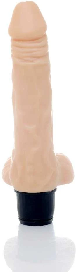 B Series Weather B serija Weather Dildo 12 sėklidžių pulsacijos vibracijos kiberskinas 20 cm