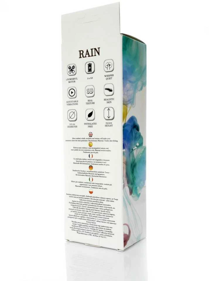 B Series Weather Realistinis sekso vibratorius, stambių gyslų kūno spalvos 23 cm