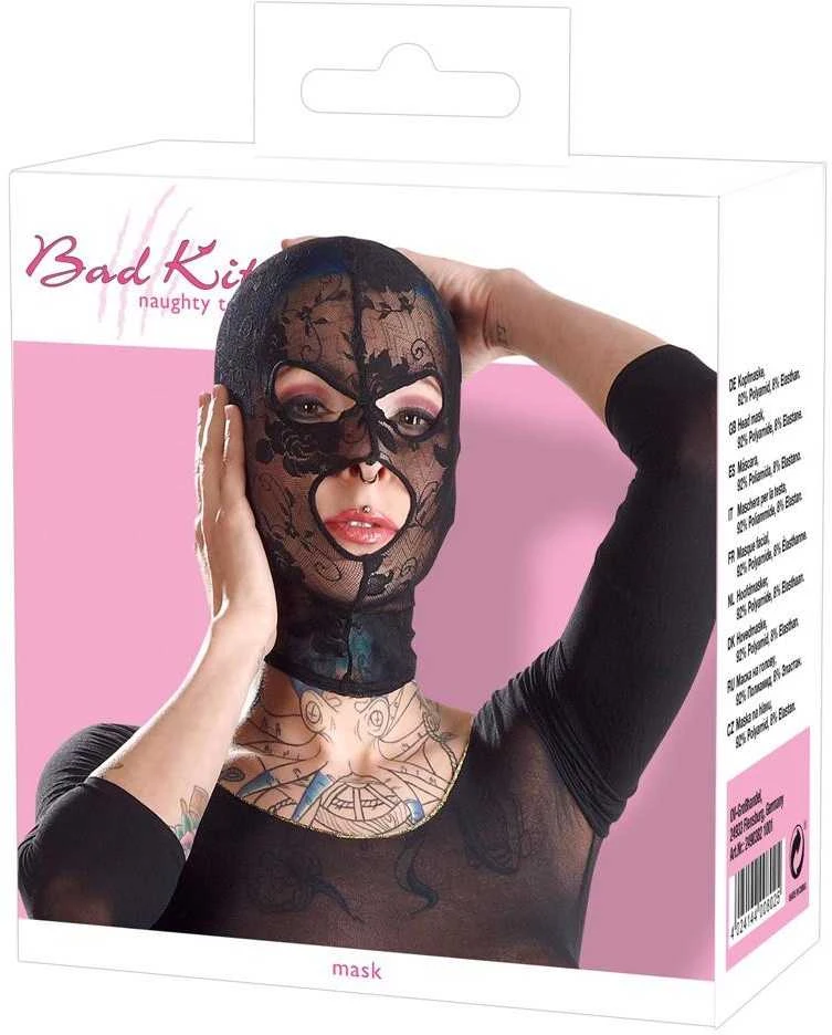 Bad Kitty Mask juodas