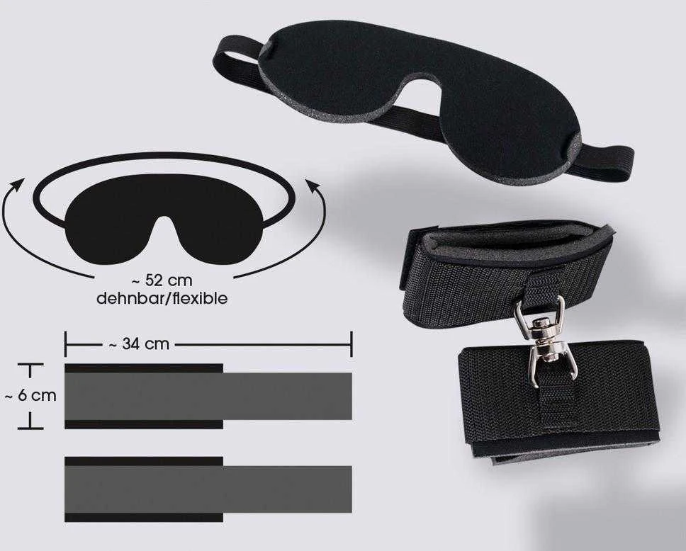 Bad Kitty Blindfold/Handcuffs akių kaukė ir