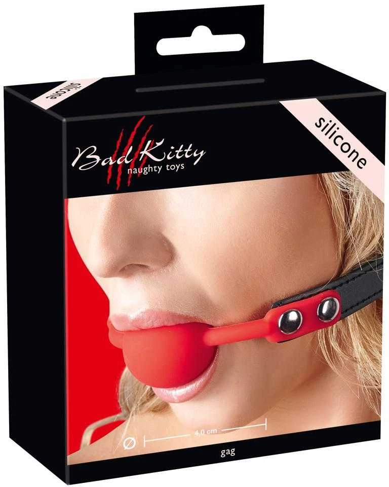Bad Kitty Raudona Gag silicone
