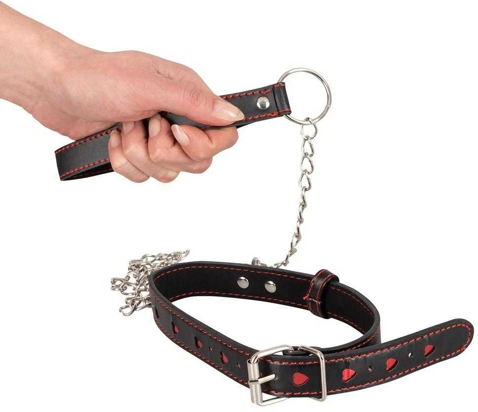 Bad Kitty Collar Antkaklis ir pavadėlis