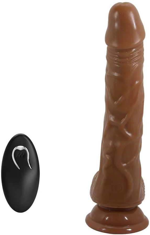 Baile Dildos BAILE - Bodach 7,8'', 7 vibracijos funkcijos 7 sukimo funkcijos Thrusting Belaidis nuotolinio valdymo pultas Siurbimo pagrindas