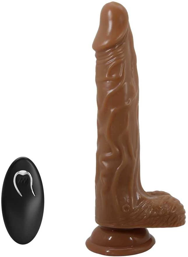 Baile Dildos BAILE - Bodach 7,8'', 7 vibracijos funkcijos 7 sukimo funkcijos Thrusting Belaidis nuotolinio valdymo pultas Siurbimo pagrindas