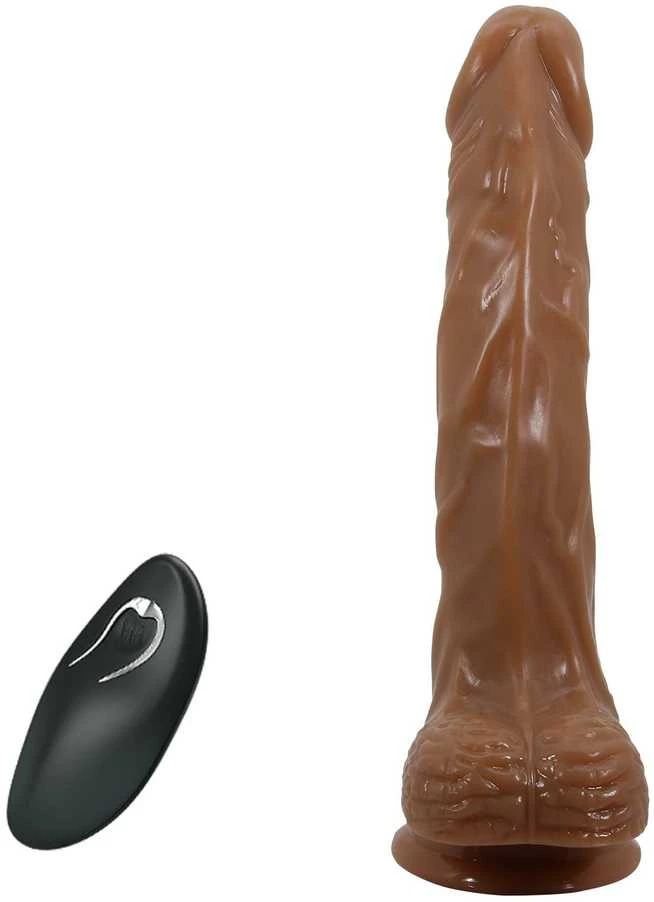 Baile Dildos BAILE - Bodach 7,8'', 7 vibracijos funkcijos 7 sukimo funkcijos Thrusting Belaidis nuotolinio valdymo pultas Siurbimo pagrindas
