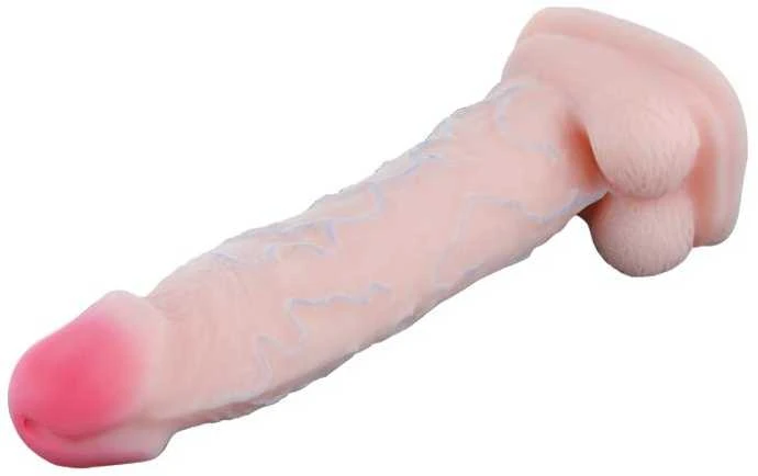 BAILE Dildo didelis varpos su sėklidės varpos realus 37