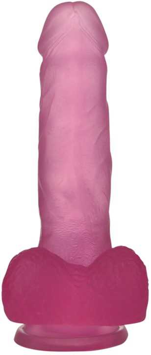 BAILE Dildo ant siurbtuko, tikroviškas, tvirtas penis, 19 cm