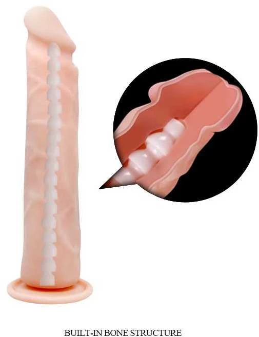 BAILE Dildo varpos dirbtinis penis su siurbtuku sekso 24cm