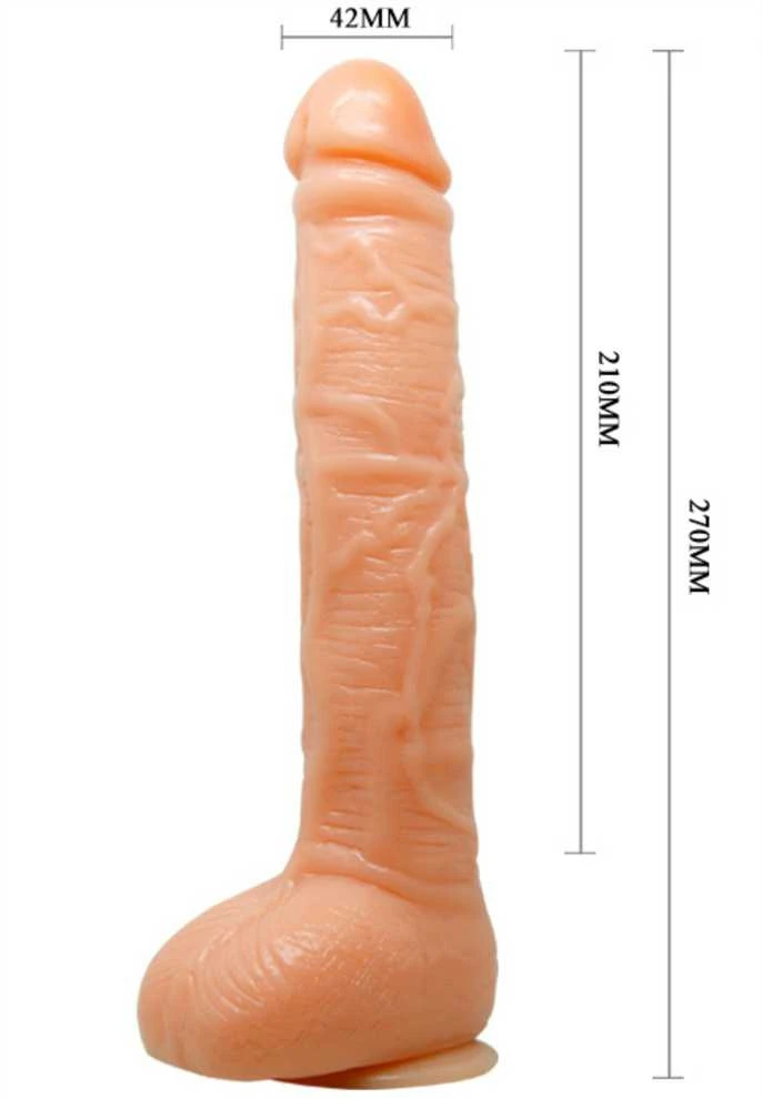 LYBAILE Top sex Toy Penis Dldo with Vibro 21 cm Flesh