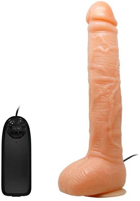 LYBAILE Top sex Toy Penis Dldo with Vibro 21 cm Flesh