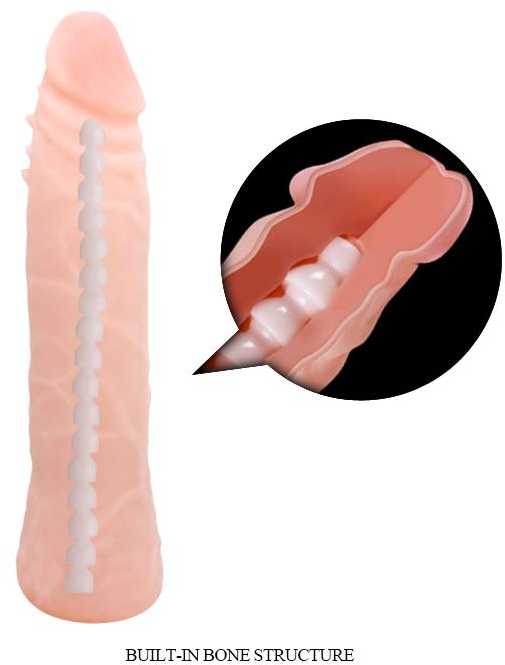 BAILE SUSIJĘS Sekso žaislas Dildo III Flesh