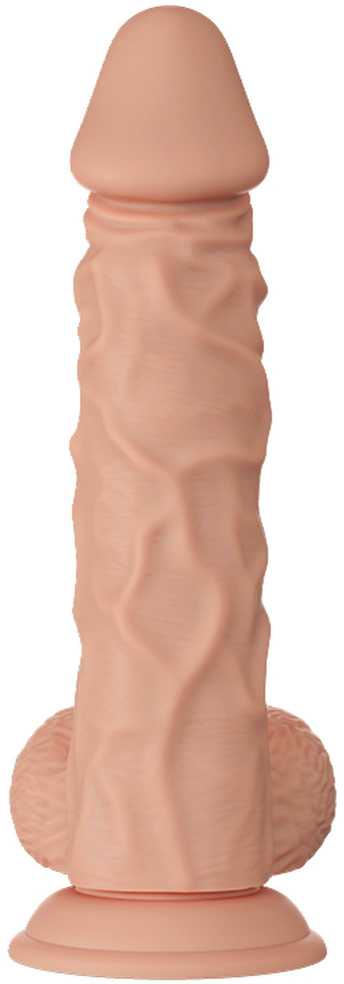 Baile Dildos BAILE Didelis realistiškas penio dildo su siurbtuku 28 cm