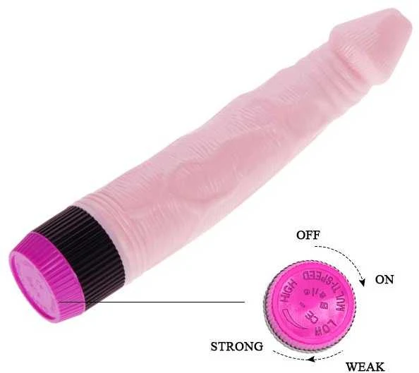 BAILE Natūralios formos vibratorius varpos varpos seksas 22cm