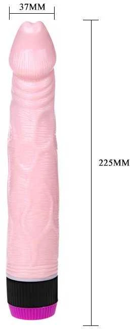 BAILE Natūralios formos vibratorius varpos varpos seksas 22cm