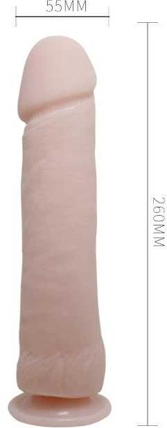 BAILE Natūralus realistiškas varpos dildo 26 cm