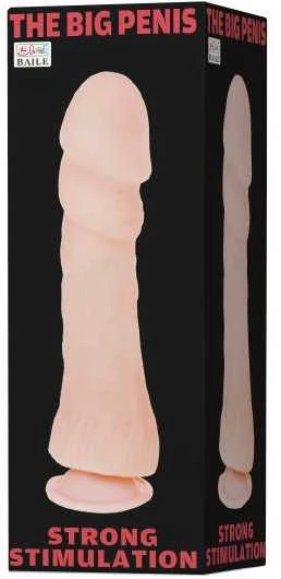 BAILE Natūralus realistiškas varpos dildo 26 cm