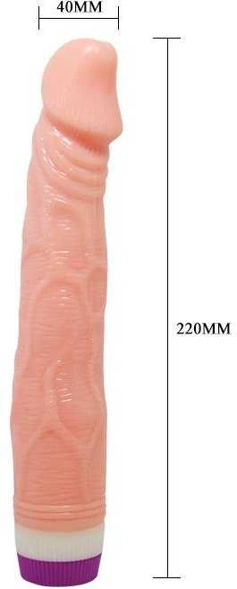 BAILE Natūralus tikroviškas vibratorius kaip tikras penis 22c