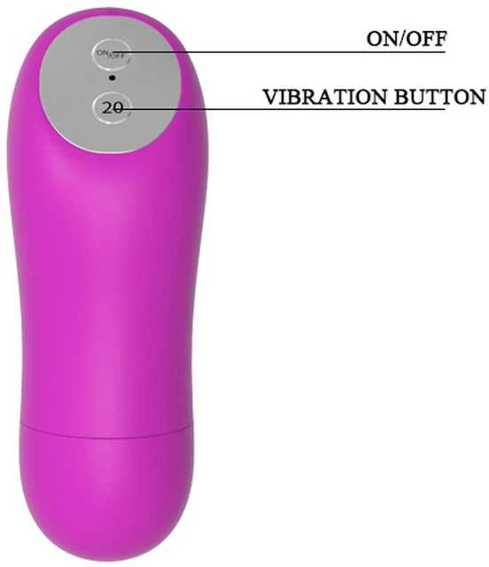 BAILE Bullet vibratorius 20 vibracijų, taškinė stimuliacija
