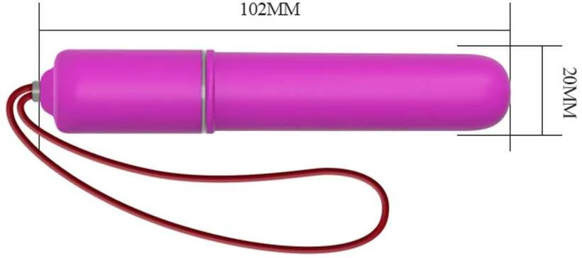 BAILE Bullet vibratorius 20 vibracijų, taškinė stimuliacija