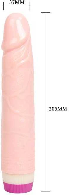 BAILE Penis natūralus realistinis gelinis vibratorius 21cm