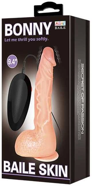 Baile Vibrators LYBAILE Top sex Toy Penis Dldo 25 cm with vibro Flesh