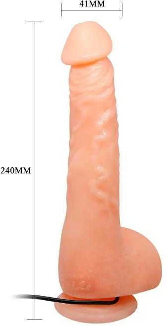 Baile Vibrators LYBAILE Top sex Toy Penis Dldo 25 cm with vibro Flesh