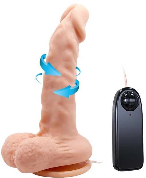 BAILE Varpos su sėklidės vibruojantis dildo siurbtukas stiprus