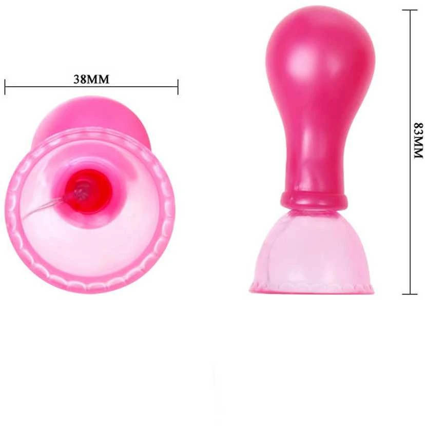 BAILE Vibruojantys krūtų spenelių siurbliai BDSM sex 7 režimai
