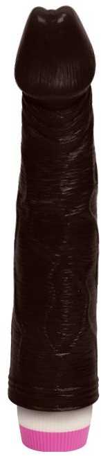 Baile Vibrators BAILE Realistiškas juodas penio vibratorius natūralus 23 cm