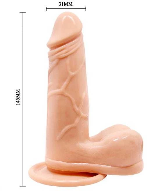 LYBAILE Barbara Vibe Rotate, siurbtuko vibratorius 14,5 cm Minkštimas