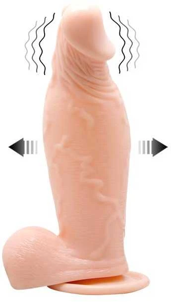 BAILE Realistinis padidintas varpos dildo siurbtukas 19
