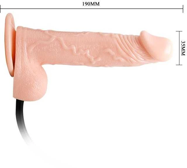 BAILE Realistinis padidintas varpos dildo siurbtukas 19