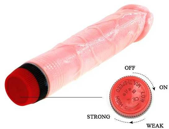 LYBAILE Rocking Jelly Vibe, minkštimas, 21,5 cm