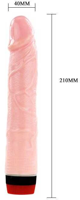 LYBAILE Rocking Jelly Vibe, minkštimas, 21,5 cm