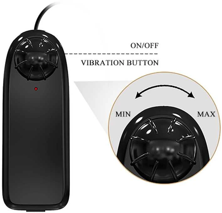 LYBAILE Top sex Toy Penis Dldo with Vibro 26 cm Flesh