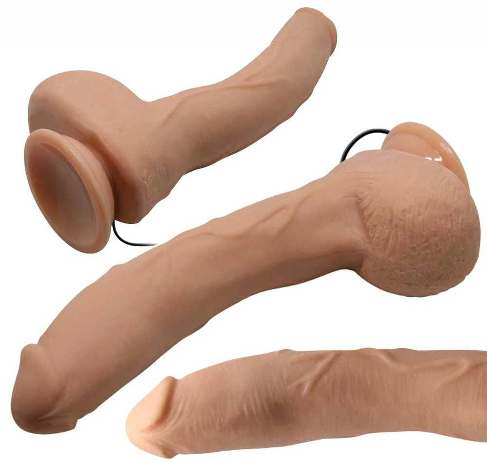LYBAILE Top sex Toy Penis Dldo with Vibro 26 cm Flesh