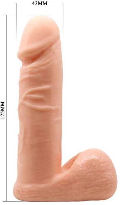BAILE Harness dildo dirželis lesbietės varpos narys 17cm