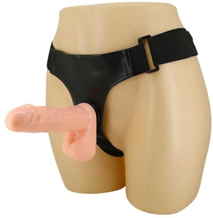 BAILE Harness dildo dirželis lesbietės varpos narys 17cm