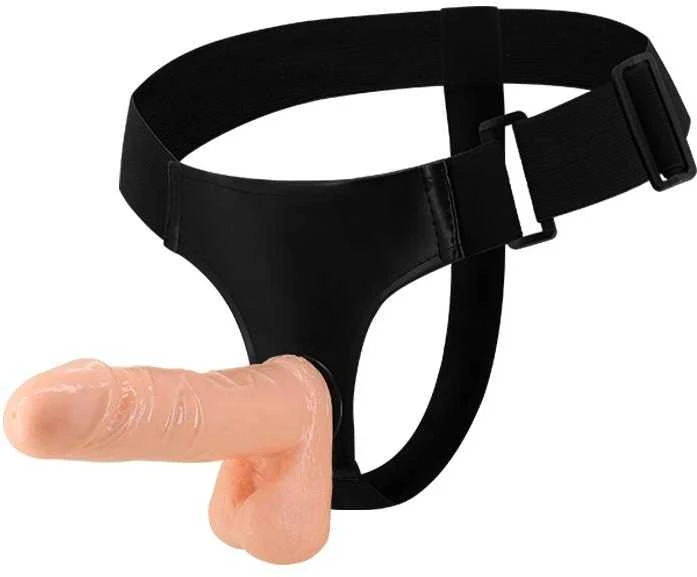 BAILE Harness dildo dirželis lesbietės varpos narys 17cm