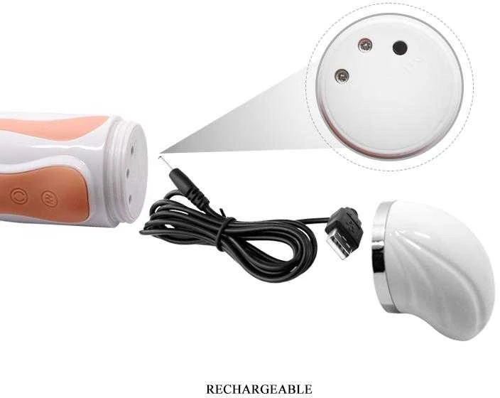 BAILE Vibratorius daugiafunkcinis šildymas 12 režimų 26cm