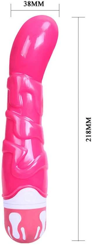 Baile Vibrators BAILE Classic G taško vibratorius, lenktas, 21 cm, 10 režimų