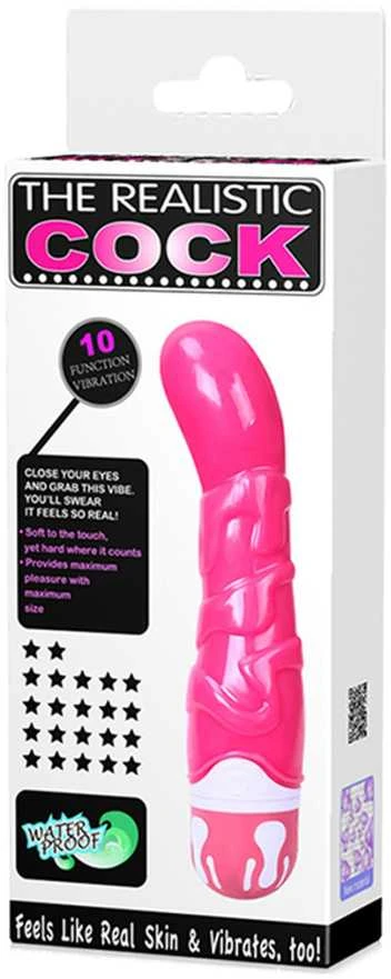 Baile Vibrators BAILE Classic G taško vibratorius, lenktas, 21 cm, 10 režimų