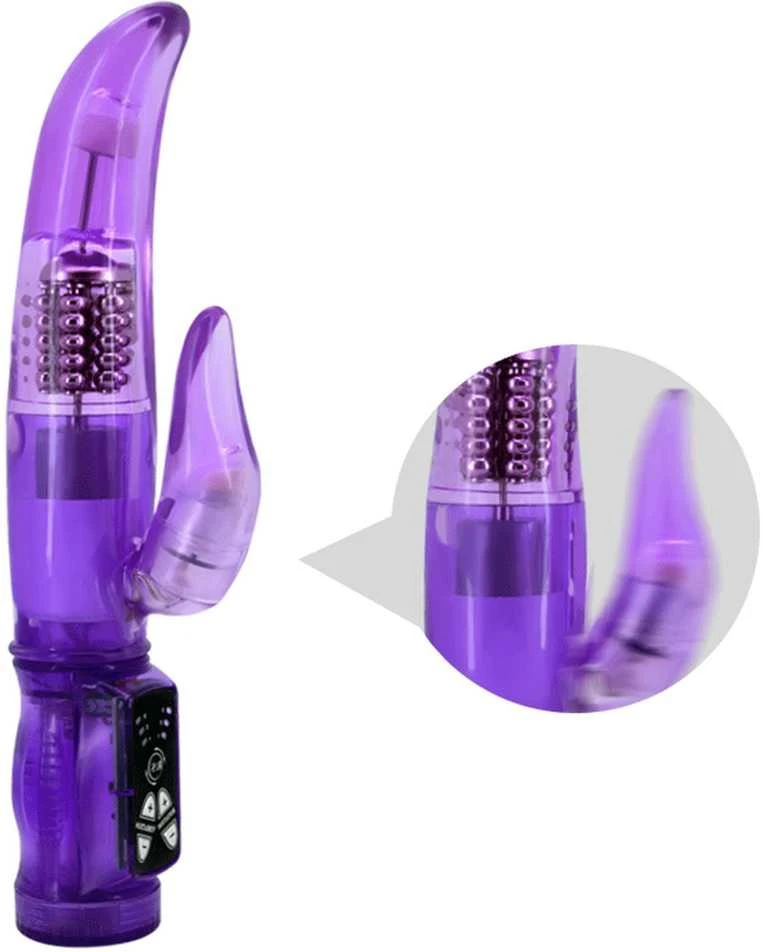 BAILE Bunny vibratorius G taško klitorio seksui 22cm