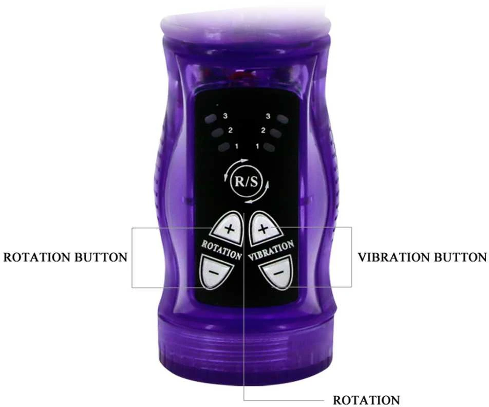 BAILE Bunny vibratorius G taško klitorio seksui 22cm
