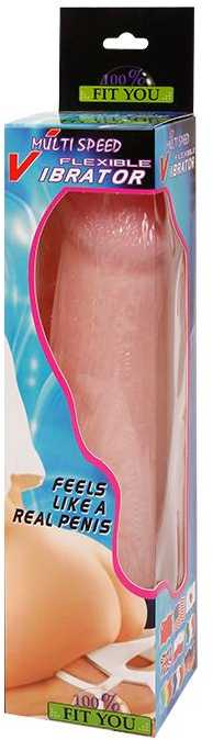 LYBAILE Cyberskin Big Vibe Flesh 24 cm