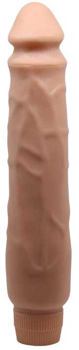 BAILE Realistinis vibratorius natūralus storas penis 22 cm