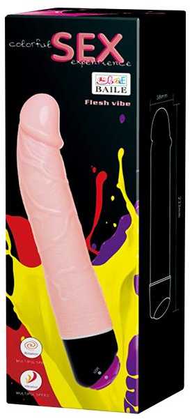 BAILE Realistinis vibratorius penis natūralus narys 23cm